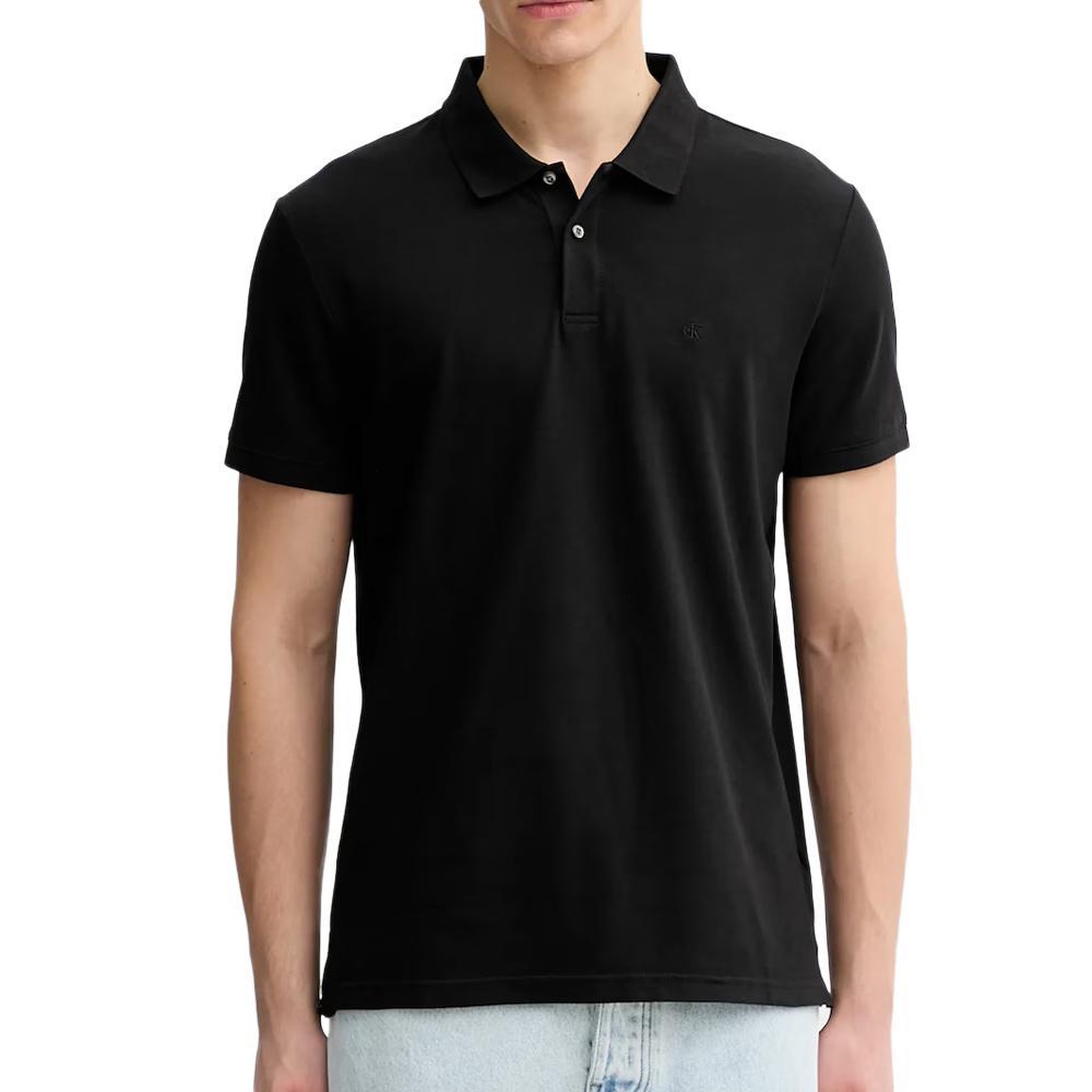 CALVIN KLEIN JEANS Polo  Homme Calvin Klein Jeans Refined. Coloris disponibles : Noir