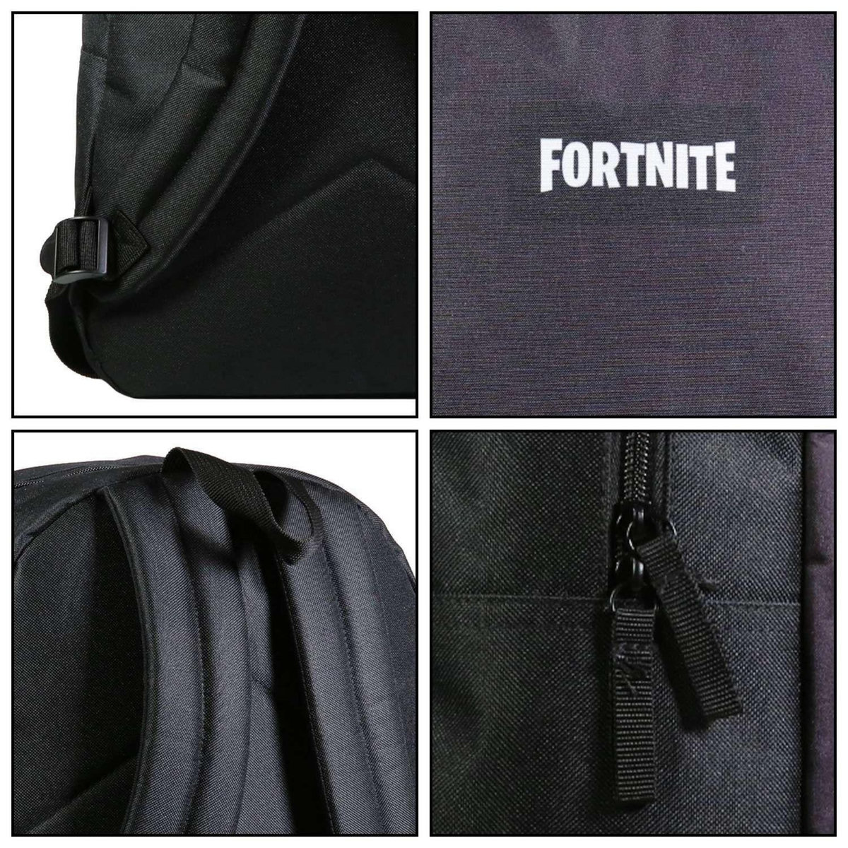Bagtrotter BAGTROTTER Sac à dos 1 compartiment 40 cm Fortnite Noir All Over