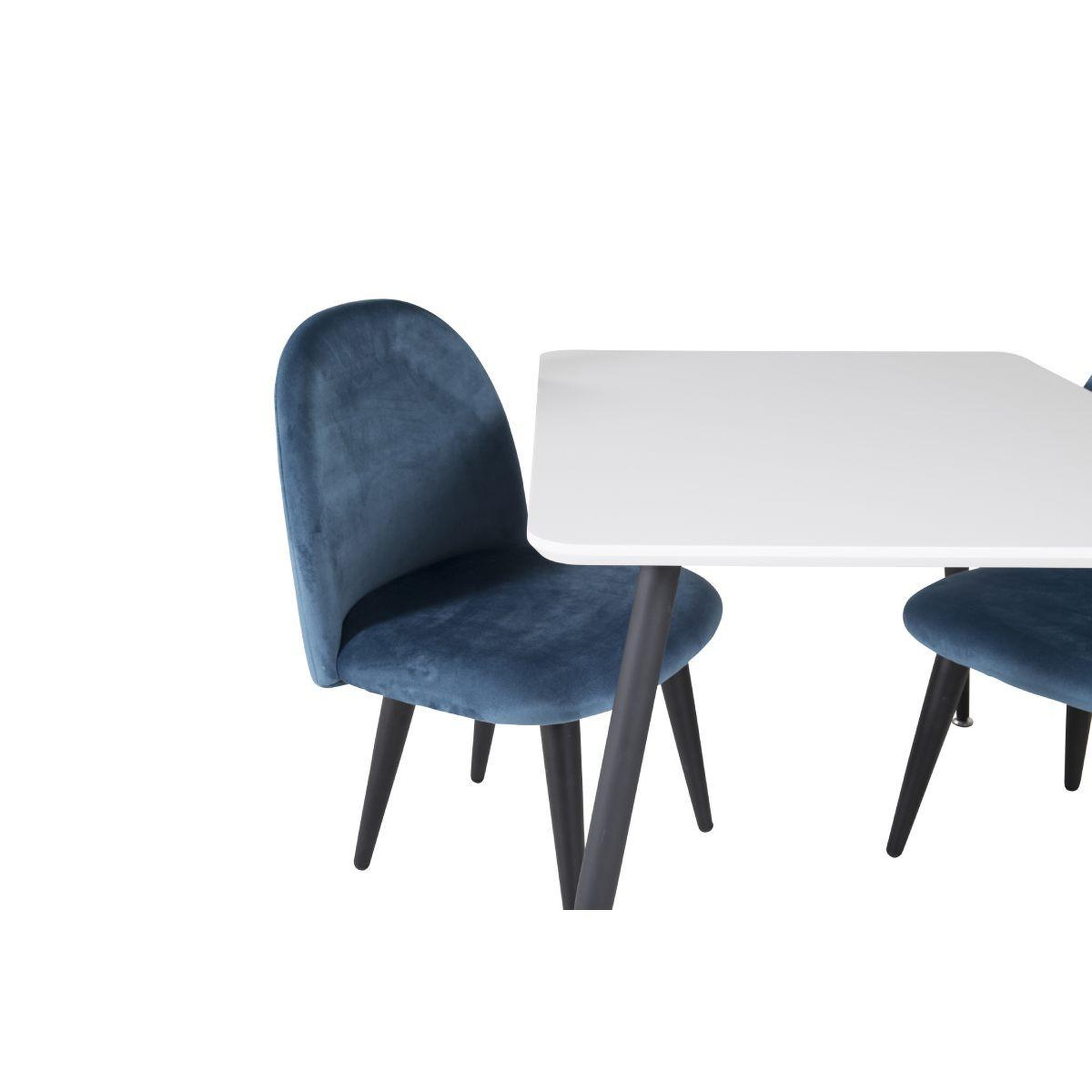 Voir la diapositive 5 : Paris Prix Table enfant  plaza  60x80cm blanc & noir