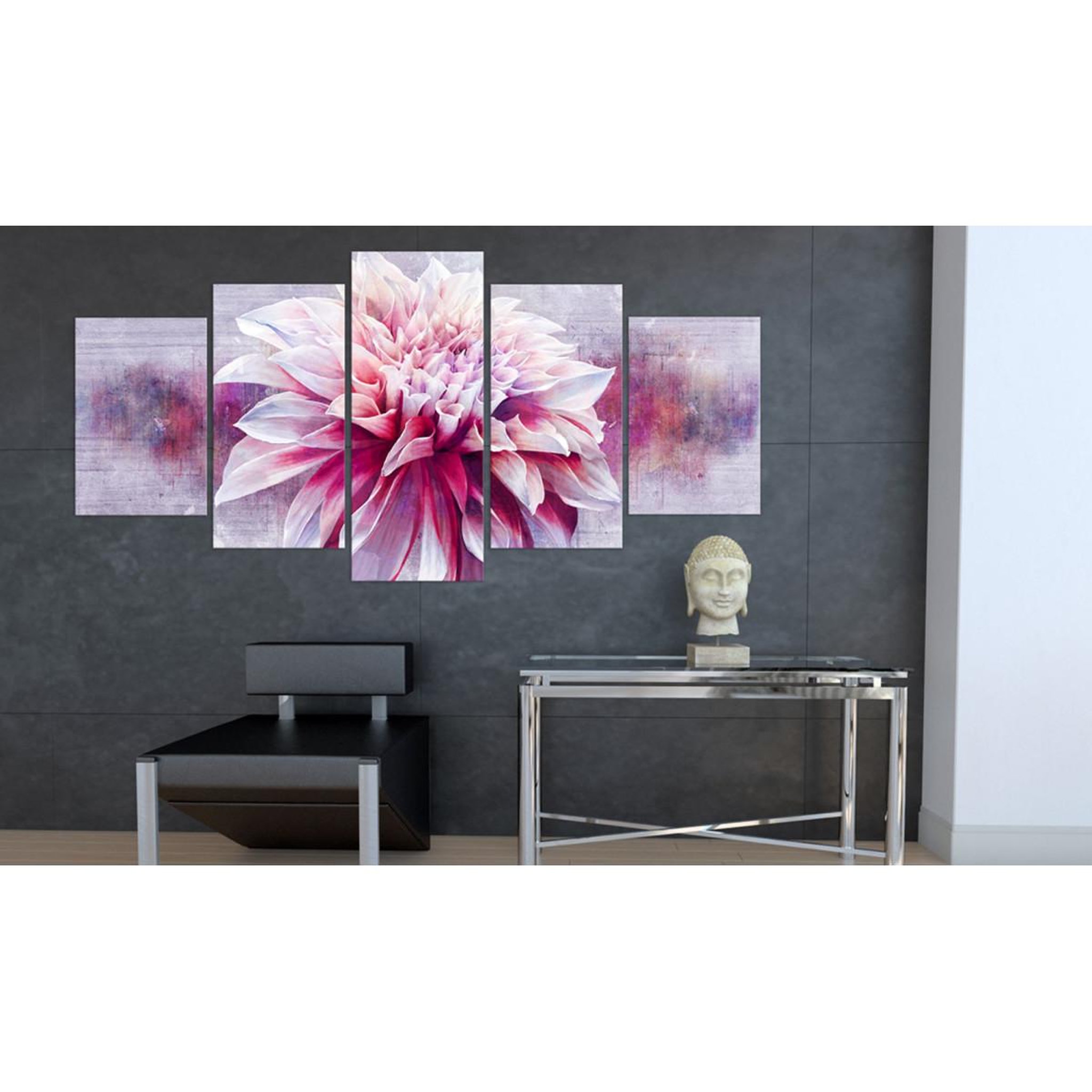 Voir la diapositive 2 : Paris Prix Tableau Imprimé  Violet Dahlia