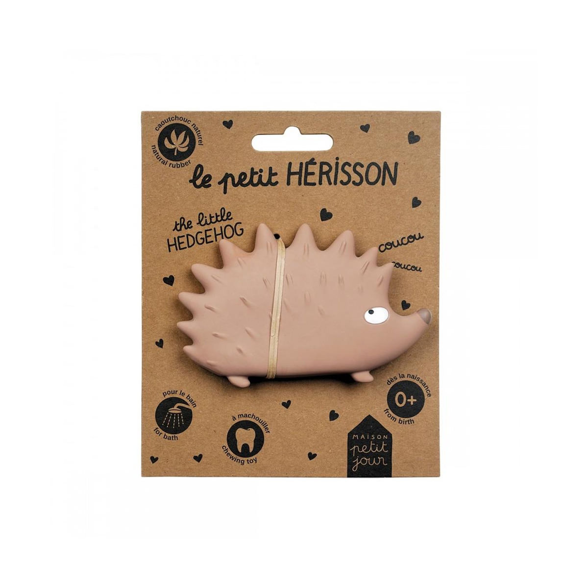 Petit Jour Jouet de bain en caoutchouc - herisson