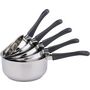 Voir la diapositive 1 : BAUMALU Set de 5 casseroles acier 12 à 20 cm