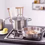 KitchenCook Poêle acier inoxydable 32 cm induction PROFESSIONNEL