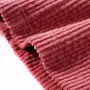 VIDAXL Robe salopette pour enfants velours cotele rose 116