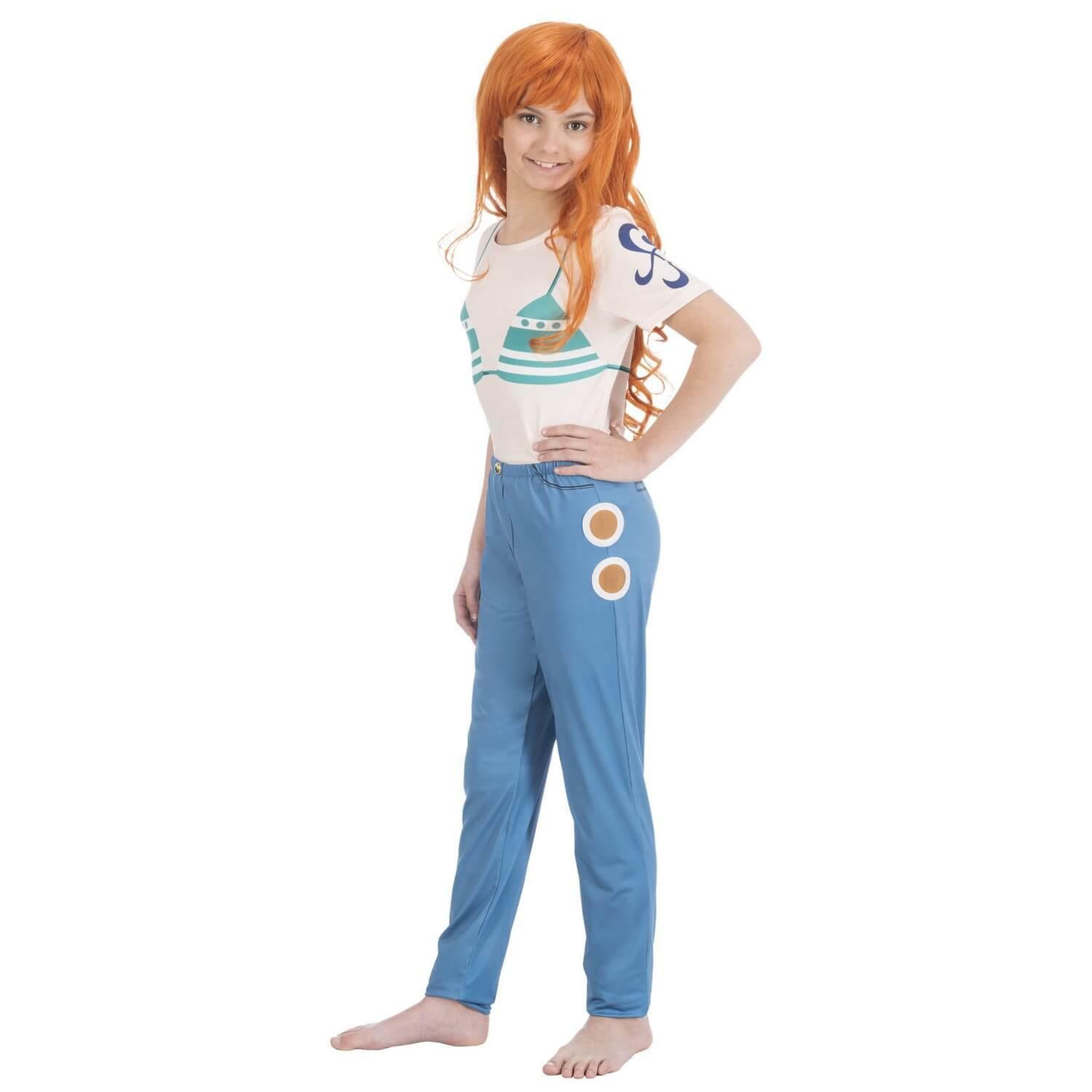 CHAKS Déguisement Nami - One Piece - Fille - 11/12 ans (145 à 152 cm)