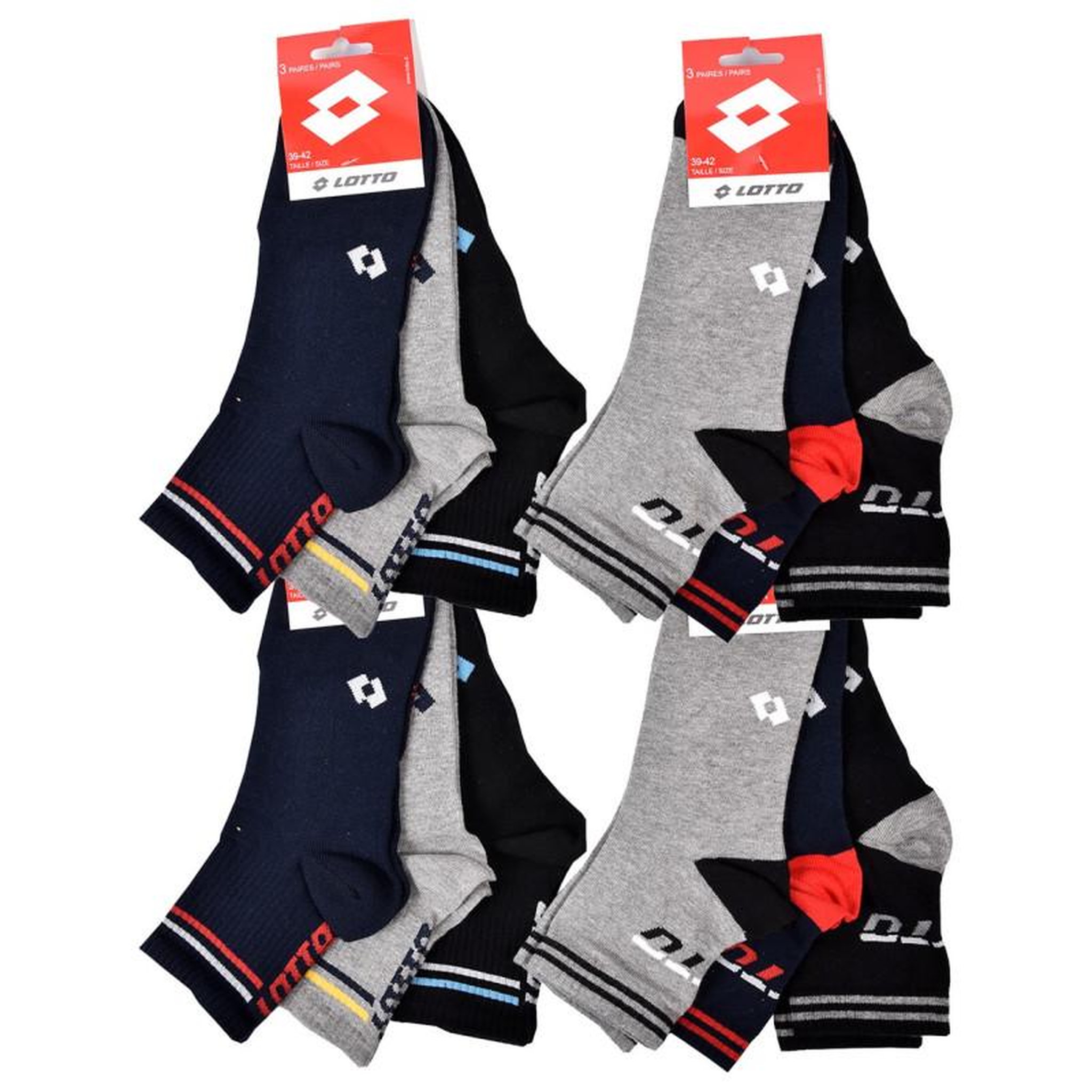 Voir la diapositive 3 : LOTTO Chaussettes Homme LOTTO