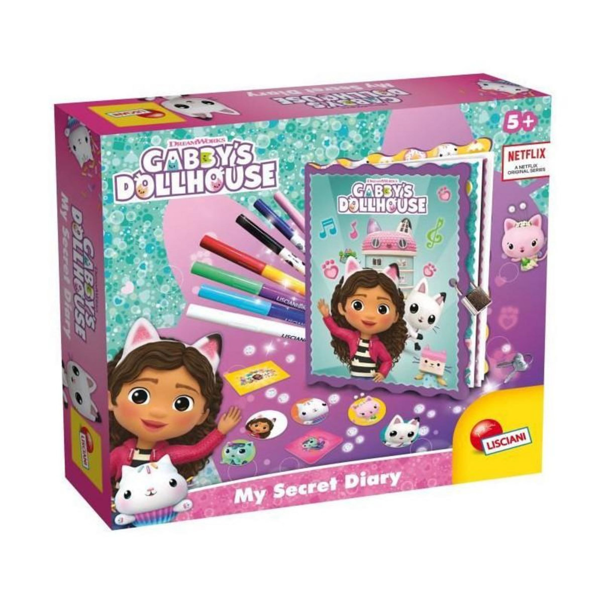 LISCIANI GIOCHI Journal Secret avec stylos fluorescents - LISCIANI - Préservez vos secrets en toute sécurité