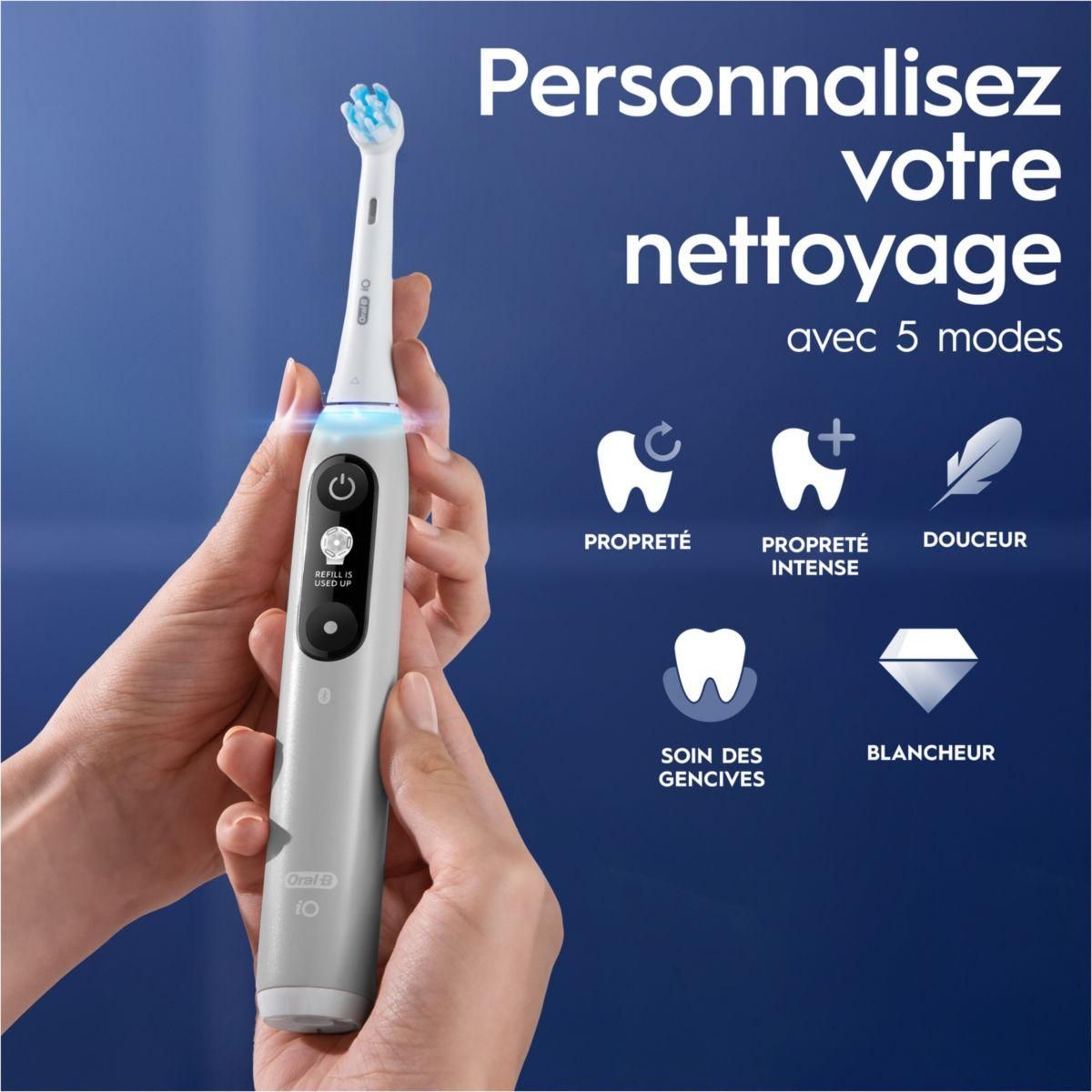 ORAL B Brosse à dents électrique iO6s Series Gris Opal EDITION CADEAUX