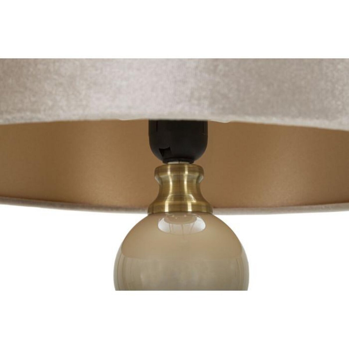 Paris Prix Lampe à Poser Design en Verre  Perly  61cm Pearl