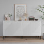 Voir la diapositive 2 : Habitat et Jardin Buffet en bois  Evolet  - 150 x 36 x 75 cm - Blanc