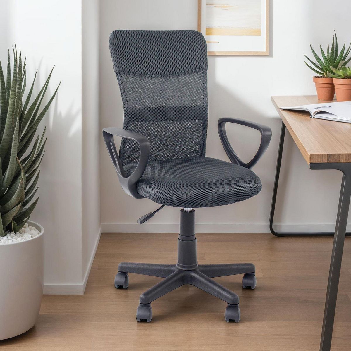 IDIMEX Chaise de bureau JOGO assise pivotante