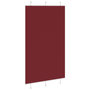Voir la diapositive 4 : VIDAXL Store plisse rouge bordeaux 115x200 cm largeur du tissu 114,4cm