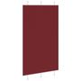 Voir la diapositive 4 : VIDAXL Store plisse rouge bordeaux 115x200 cm largeur du tissu 114,4cm