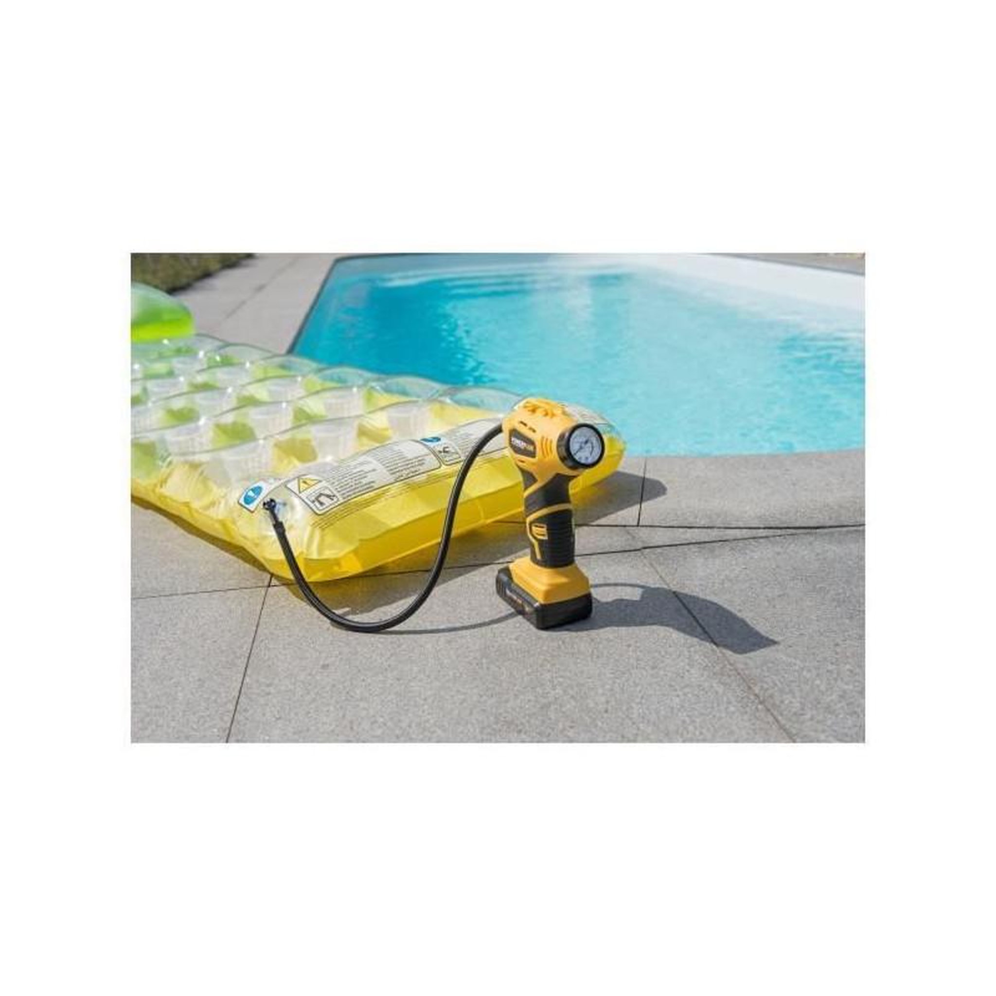 Voir la diapositive 5 : POWERPLUS POWERPLUS Pompe a air - 18 V
