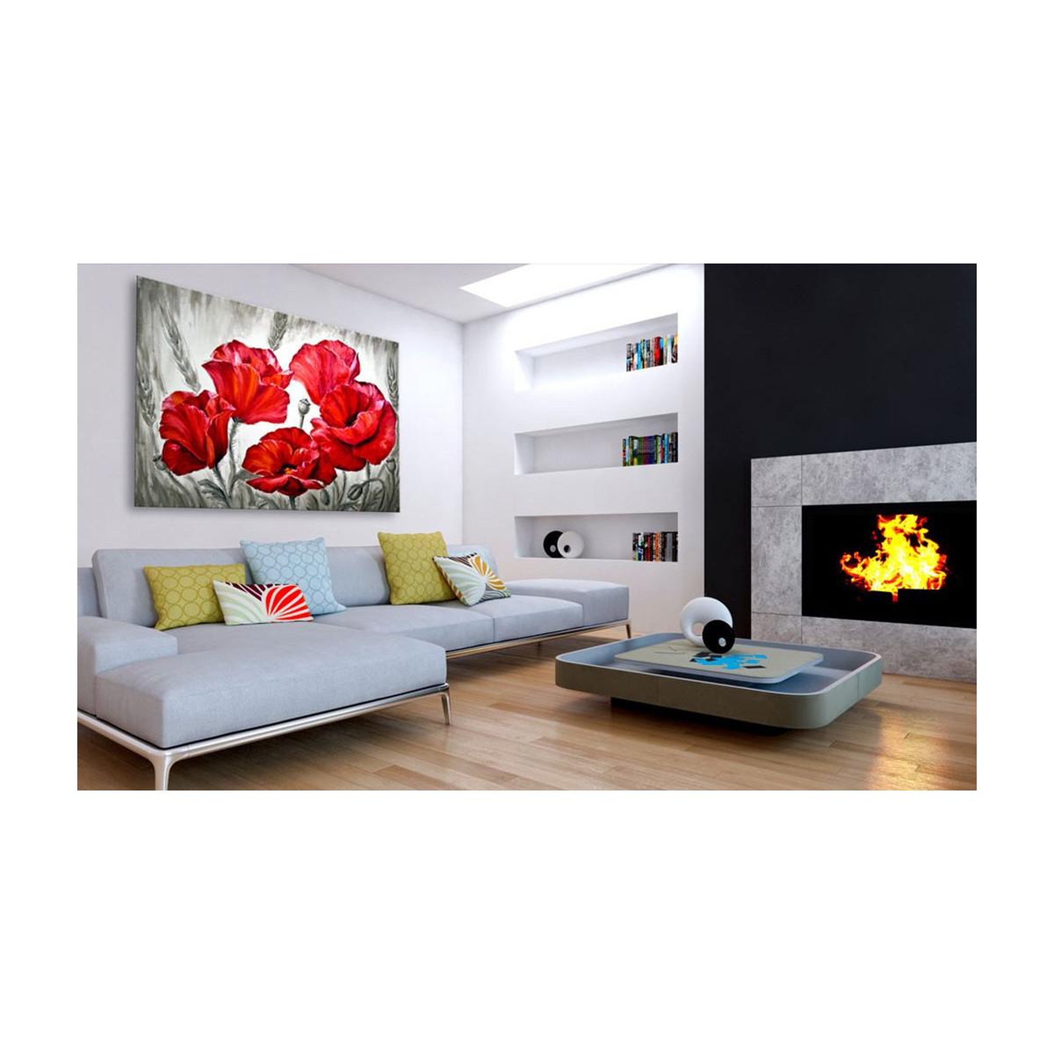 Voir la diapositive 2 : Paris Prix Tableau Imprimé  Poppies in Wheat