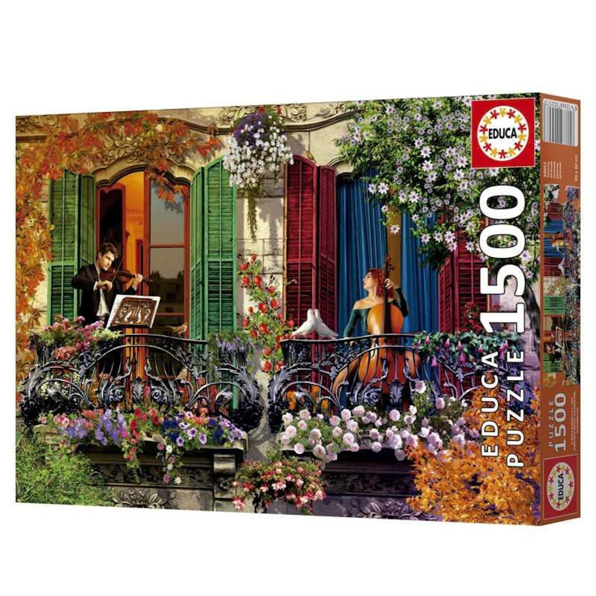 EDUCA Puzzle - EDUCA - Sérénade - 1500 pieces - 85 x 60 cm - Pour adultes - Theme tableaux