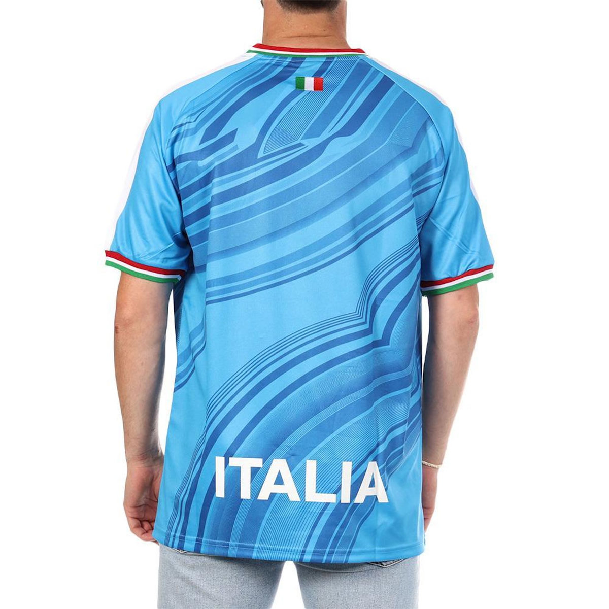 SPORTZONE Italie Maillot Supporter Bleu Mixte Sport Zone