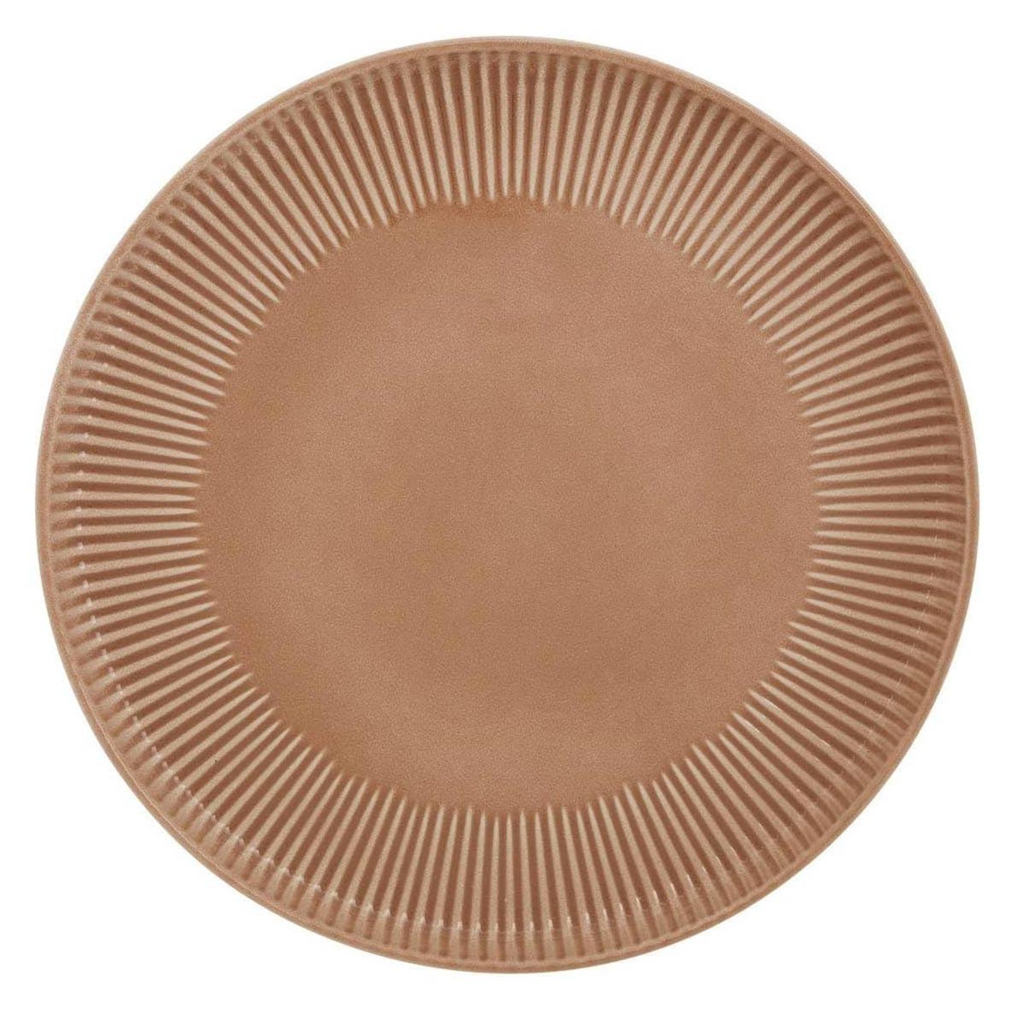 SECRET DE GOURMET Lot de 6 assiettes plates  chloe  27cm moka