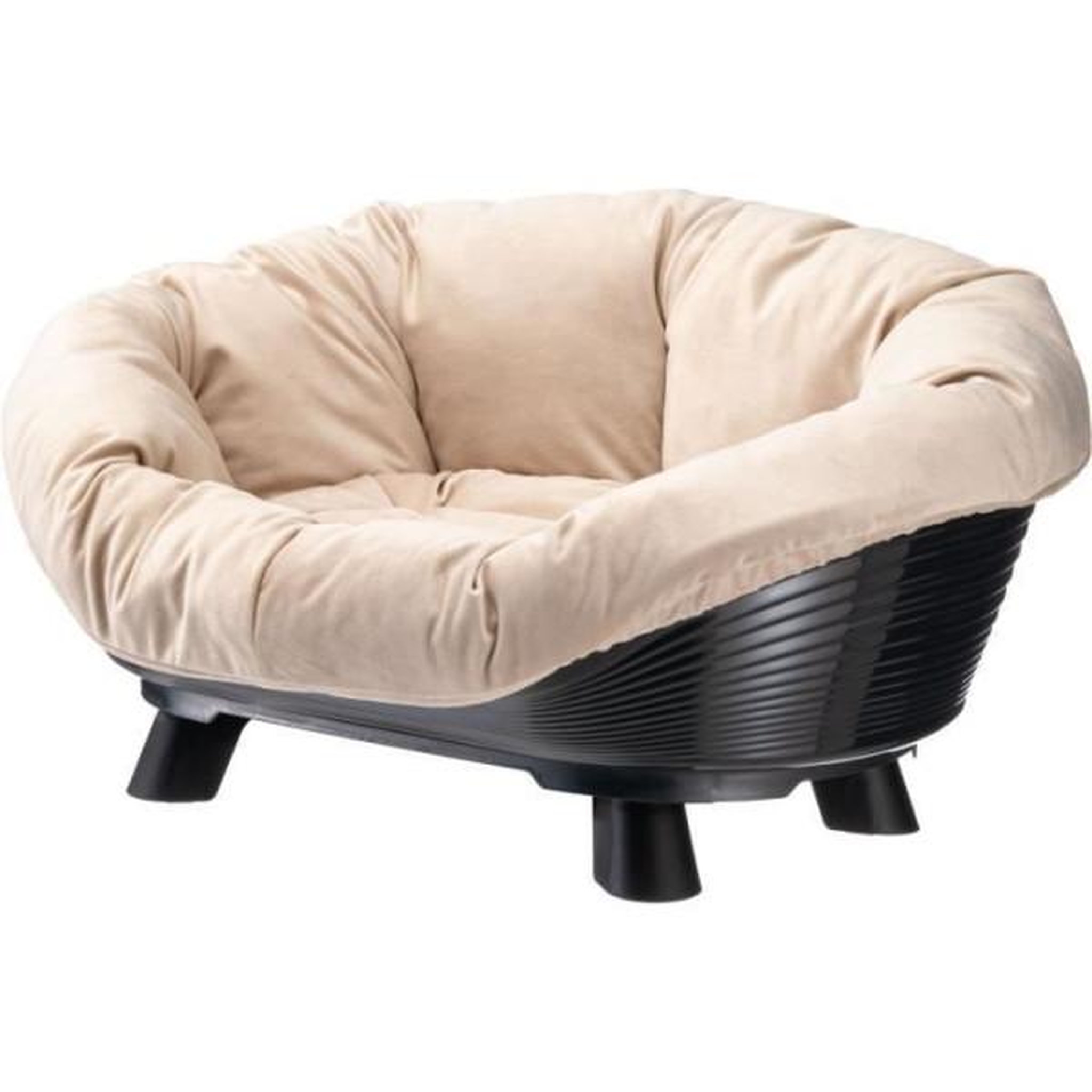Ferplast Corbeille - FERPLAST - SOFA THRONE 4 - Avec coussin - Noir