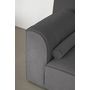 Voir la diapositive 4 : BEST MOBILIER Felix - canapé modulable panoramique d'angle gauche 7 places en tissu texturé