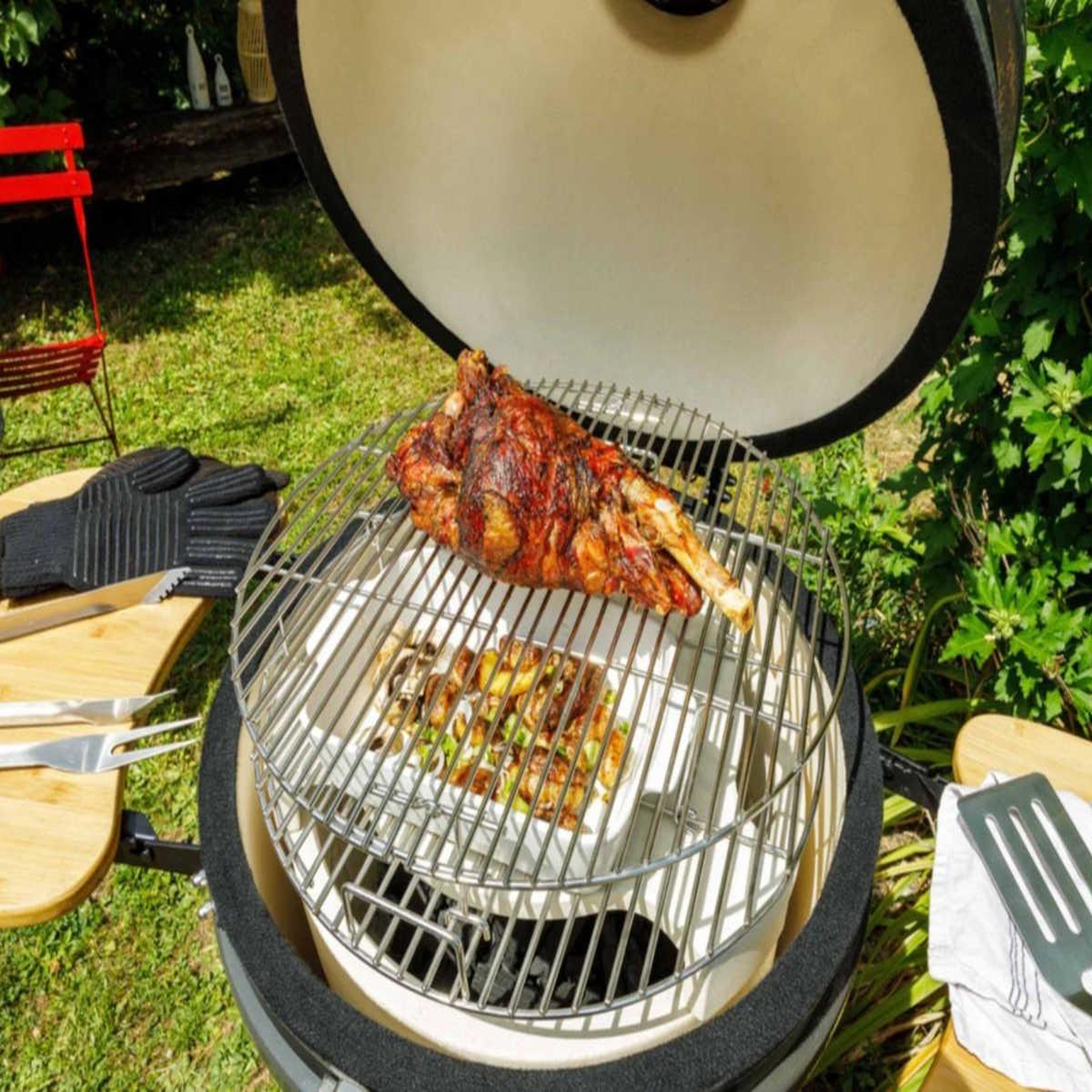 Voir la diapositive 6 : SOMAGIC Barbecue charbon kamado kamagic 24 - somagic