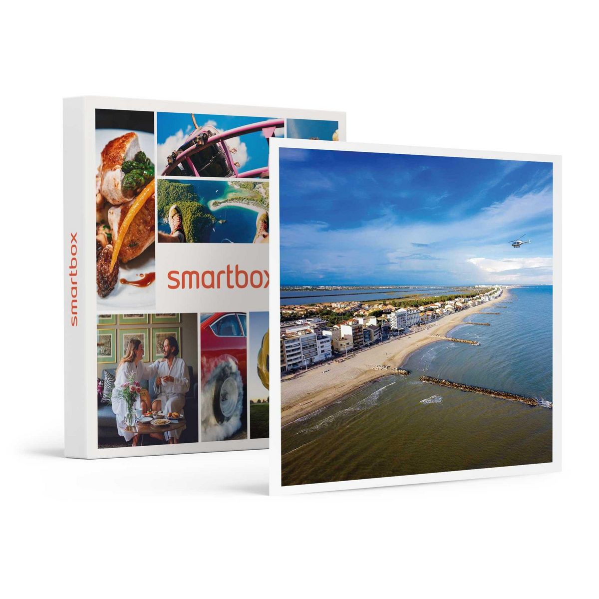 Smartbox Vol en hélicoptère de 30 min au-dessus de Montpellier et ses environs - Coffret Cadeau Sport & Aventure