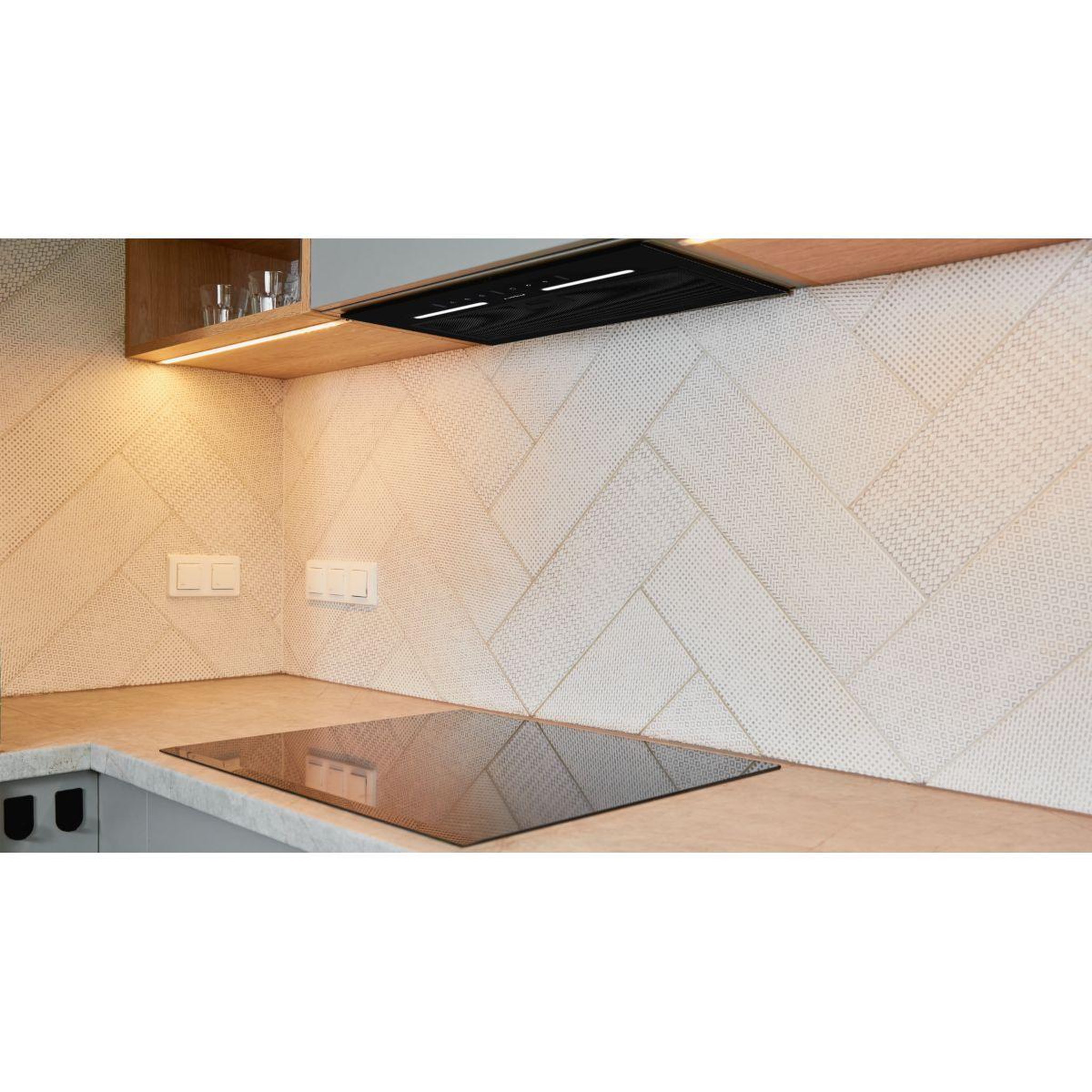 Voir la diapositive 4 : Airlux Hotte encastrable ahgg551bk