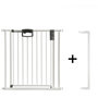 Voir la diapositive 1 : GEUTHER Barrière de Porte à Pression Easylock Plus en Métal - Ajustable de 88,5 cm à 96,5 cm, Couleur Blanc