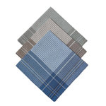 VANDERSICKEL Lot de 12 mouchoirs Homme 40x40cm 100% coton