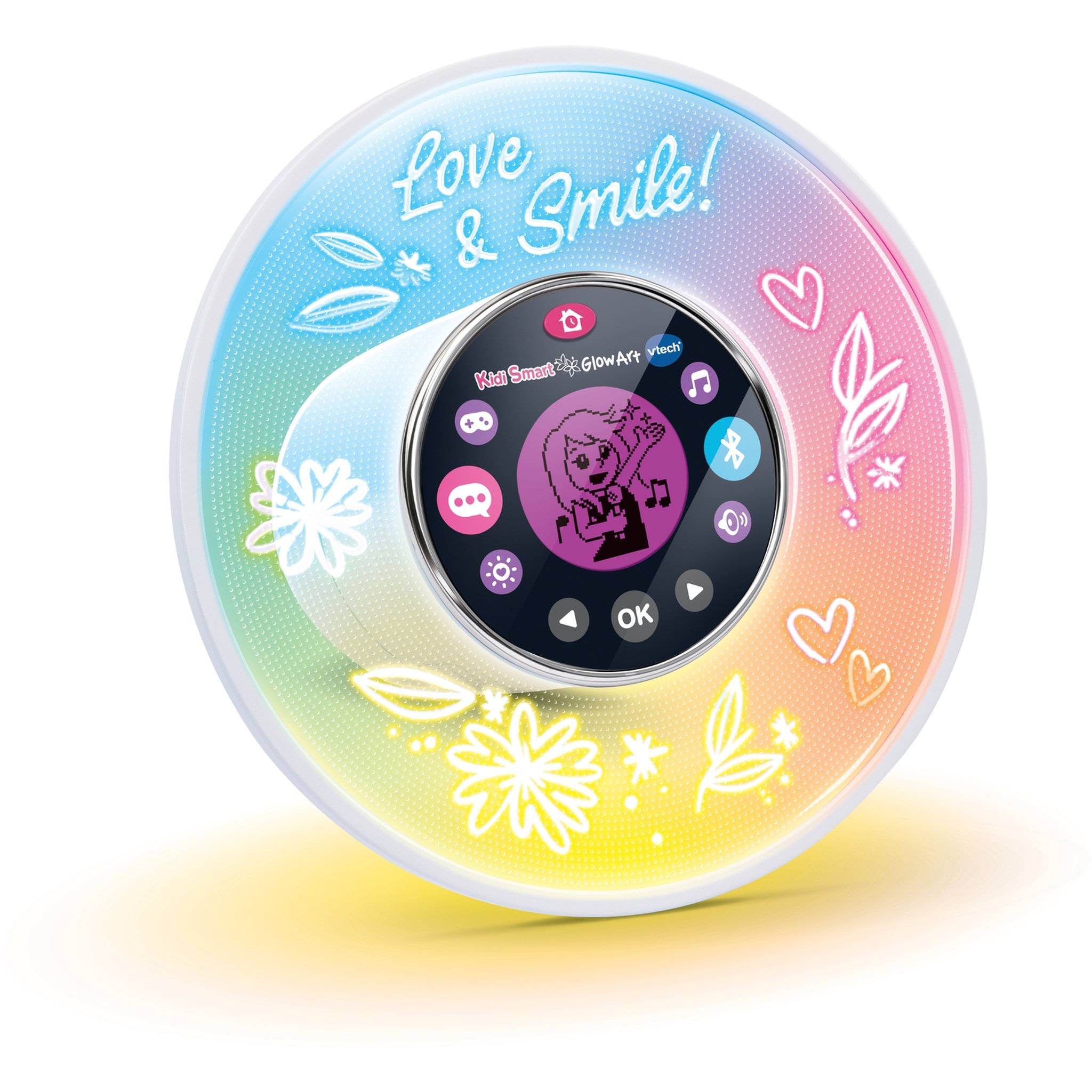 Voir la diapositive 2 : VTECH Enceinte musicale KidiSmart Glow Art