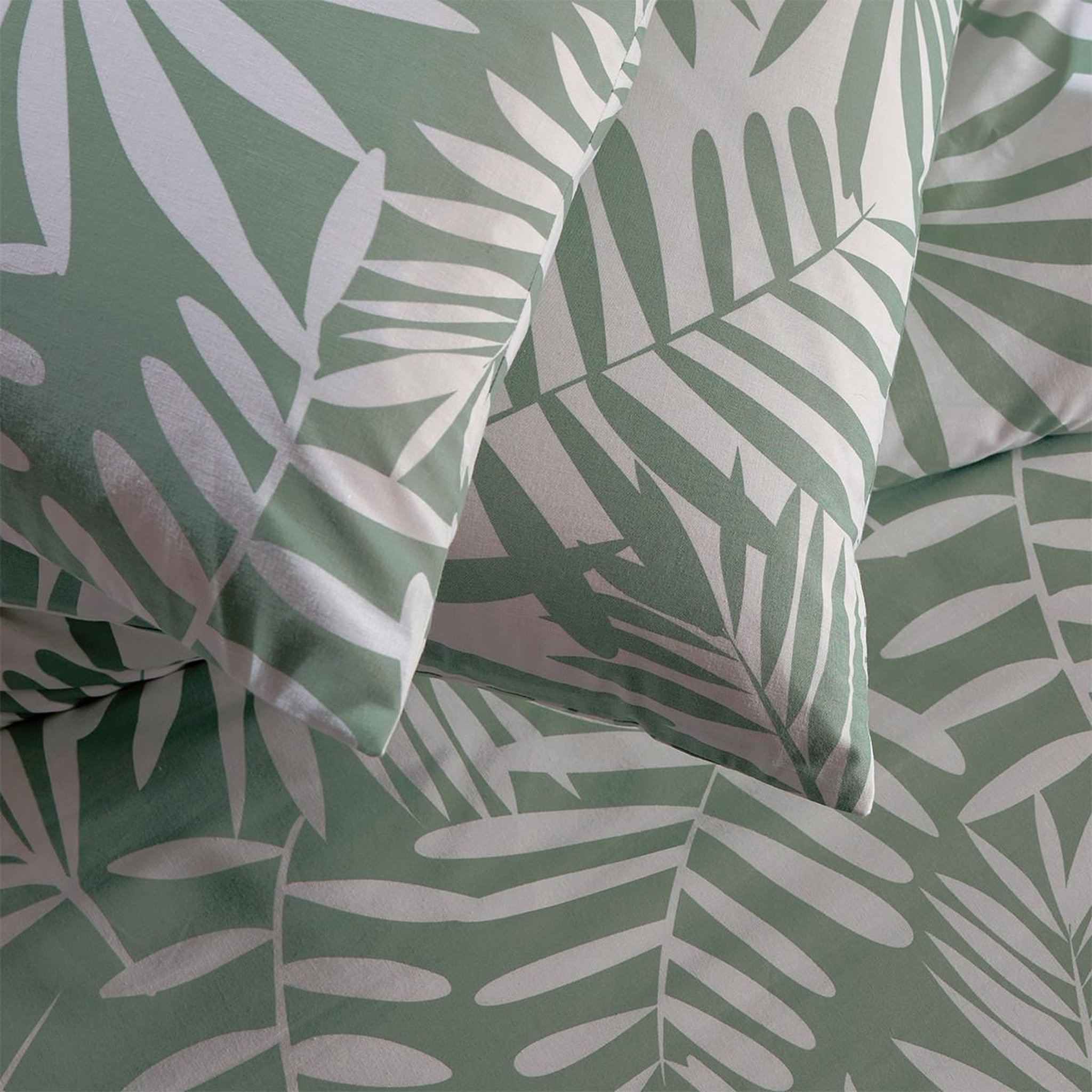 Voir la diapositive 3 : FUTURE HOME Parure de lit 2 personnes tropical en polycoton