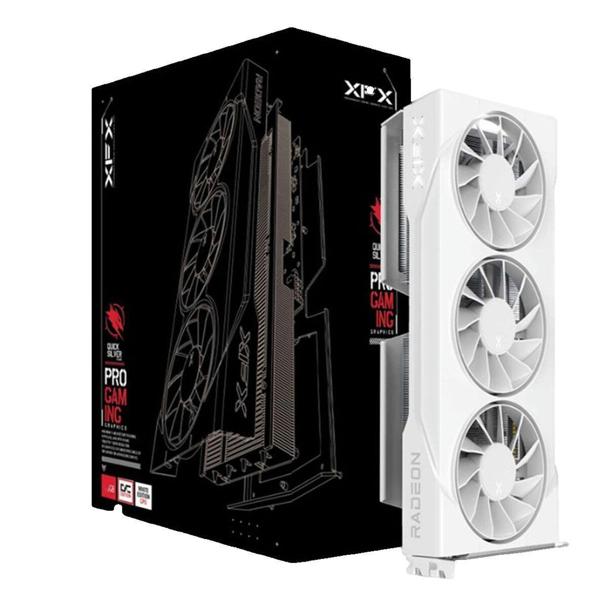 Voir la diapositive 2 : XFX Carte graphique XFX SWIFT RX 9060XT OC