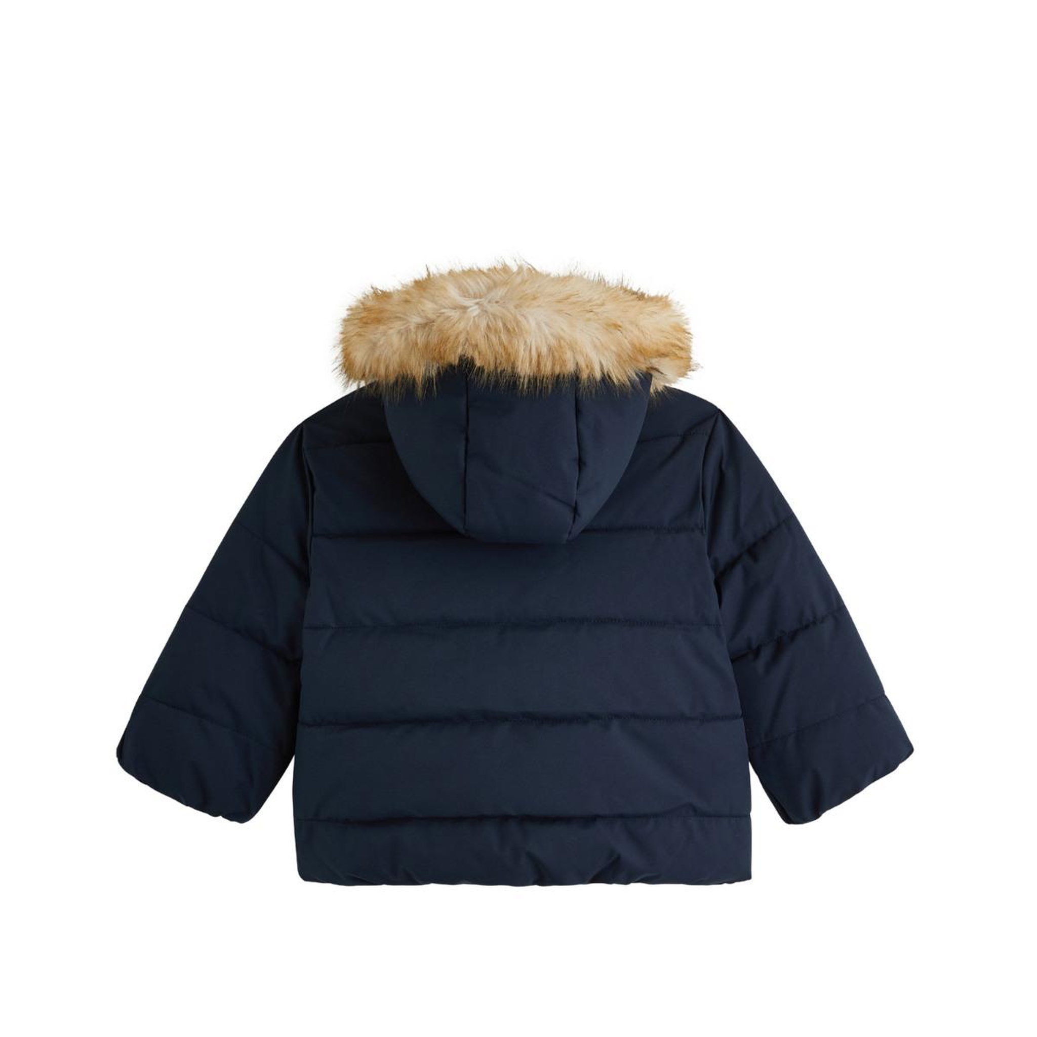 Voir la diapositive 2 : PETIT BEGUIN Doudoune enfant imperméable doublée sherpa avec capuche Adèle
