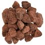 Voir la diapositive 4 : VIDAXL Roches volcaniques 10 kg rouge 3 5 cm