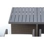 Voir la diapositive 4 : CONCEPT USINE Table et chaise 4 places encastrables alu résine gris-blanc SUNSET