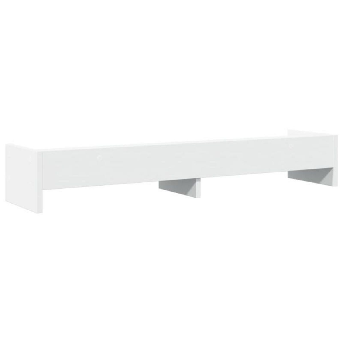 VIDAXL Support de moniteur blanc 100x24x16 cm bois d ingénierie