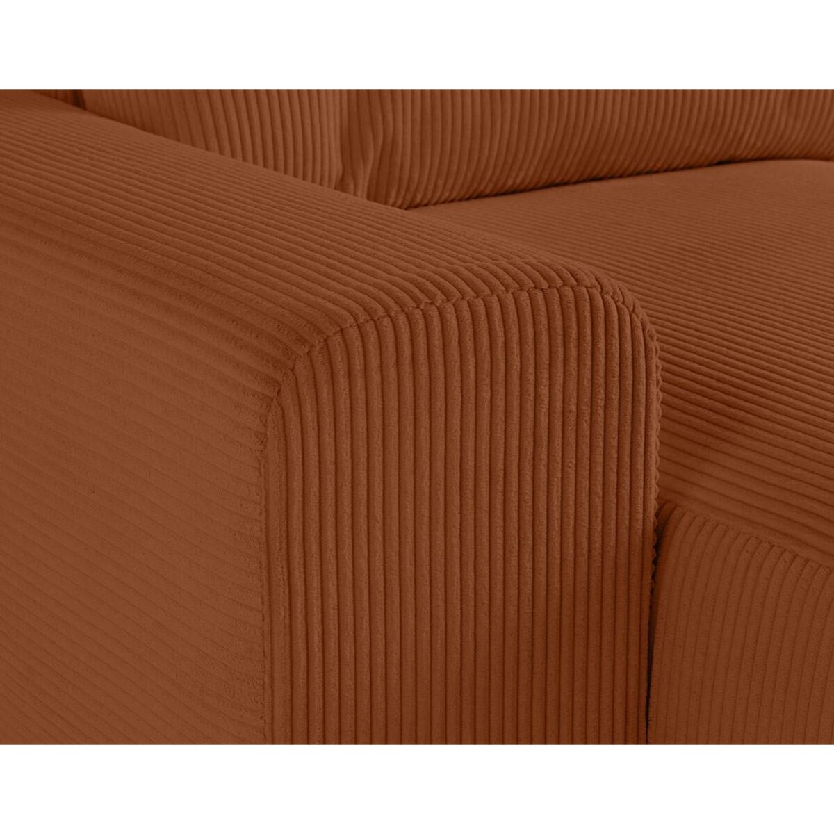 LISA DESIGN Garance - canapé modulable d'angle gauche - 5 places - en velours côtelé