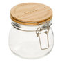 Voir la diapositive 1 : FIVE Bocal en Verre  Wording  0,5L Transparent