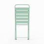 Voir la diapositive 6 : Rendez vous déco Lot de 2 chaises de jardin en métal vert clair, pliantes-Yumi