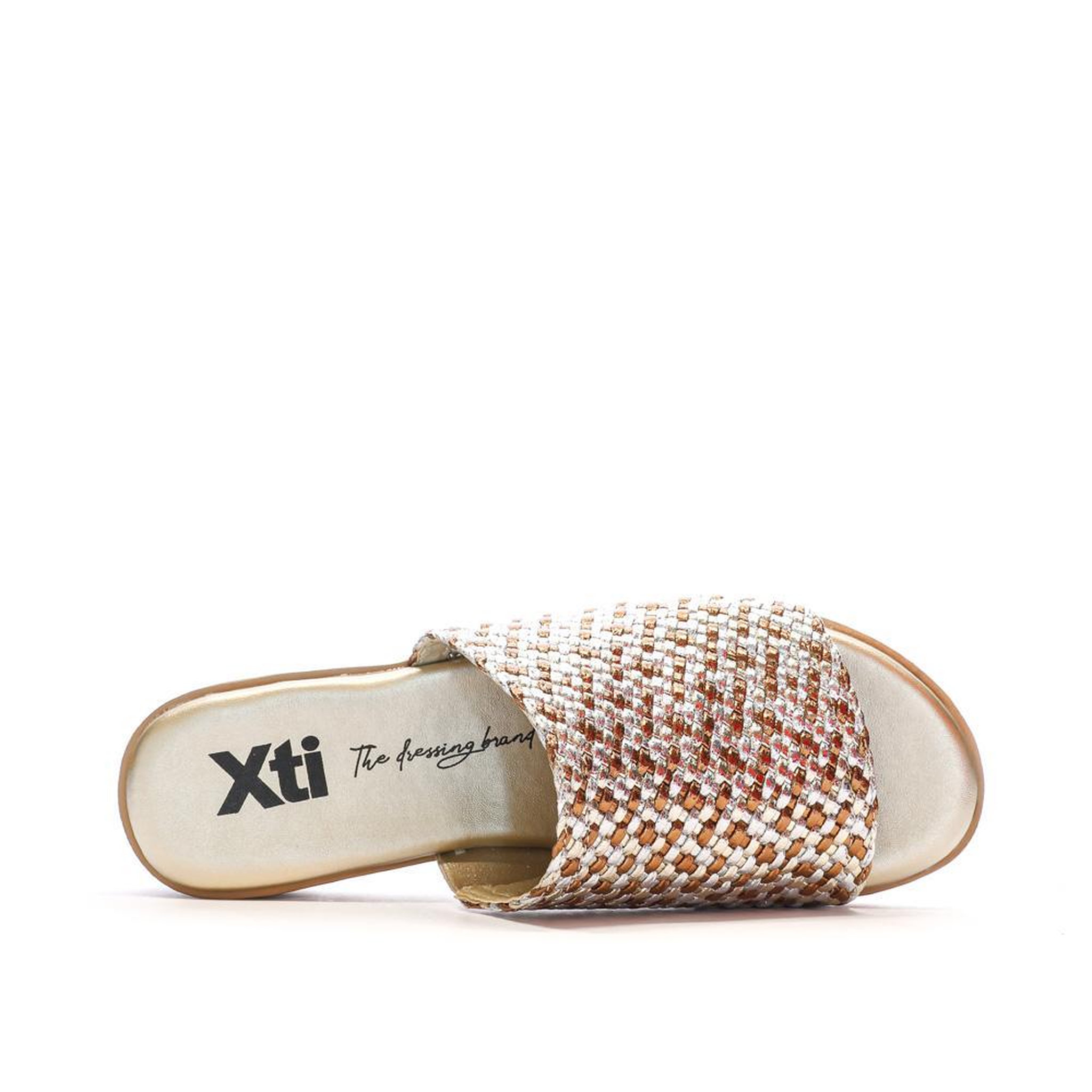 Voir la diapositive 4 : XTI Claquettes Camel/Marron Femme XTI 143881