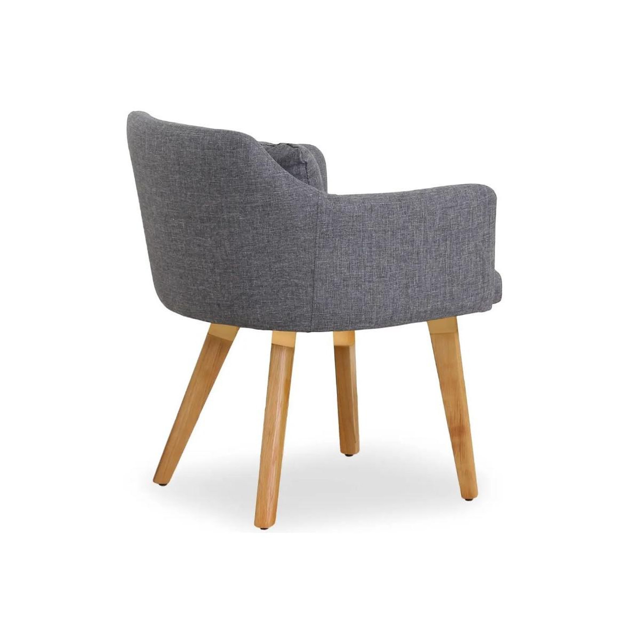 Voir la diapositive 4 : Paris Prix Fauteuil scandinave  alan  70cm gris clair