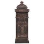 Voir la diapositive 3 : VIDAXL Boîte aux lettres a pilier Aluminium Vintage Bronze antirouille
