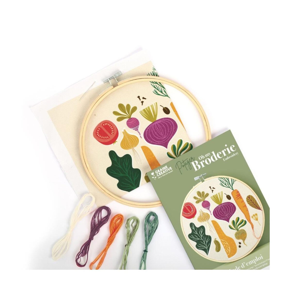 Graine créative Kit broderie partielle potager