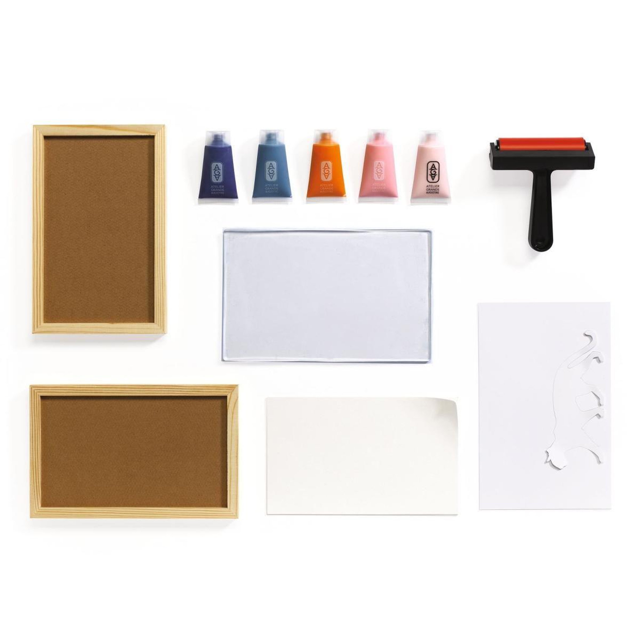 Voir la diapositive 3 : Djeco Coffret atelier 47- impression gel