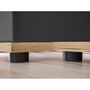 Voir la diapositive 5 : Paris Prix Ensemble Meuble TV Design  Silk II  240cm Gris & Naturel