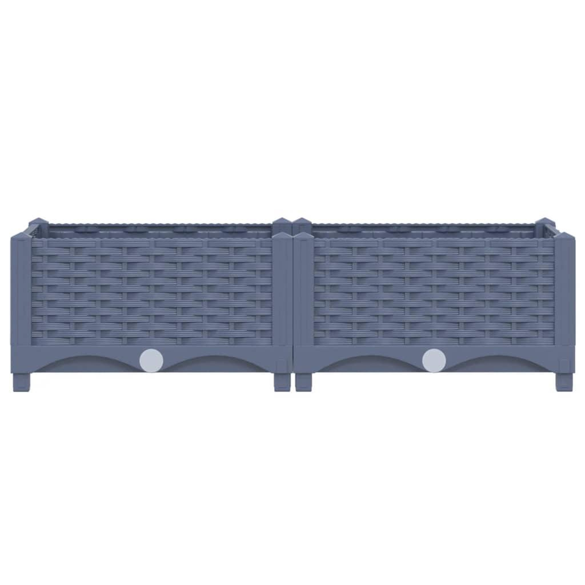 Voir la diapositive 3 : VIDAXL Lit sureleve 80x40x23 cm Polypropylene