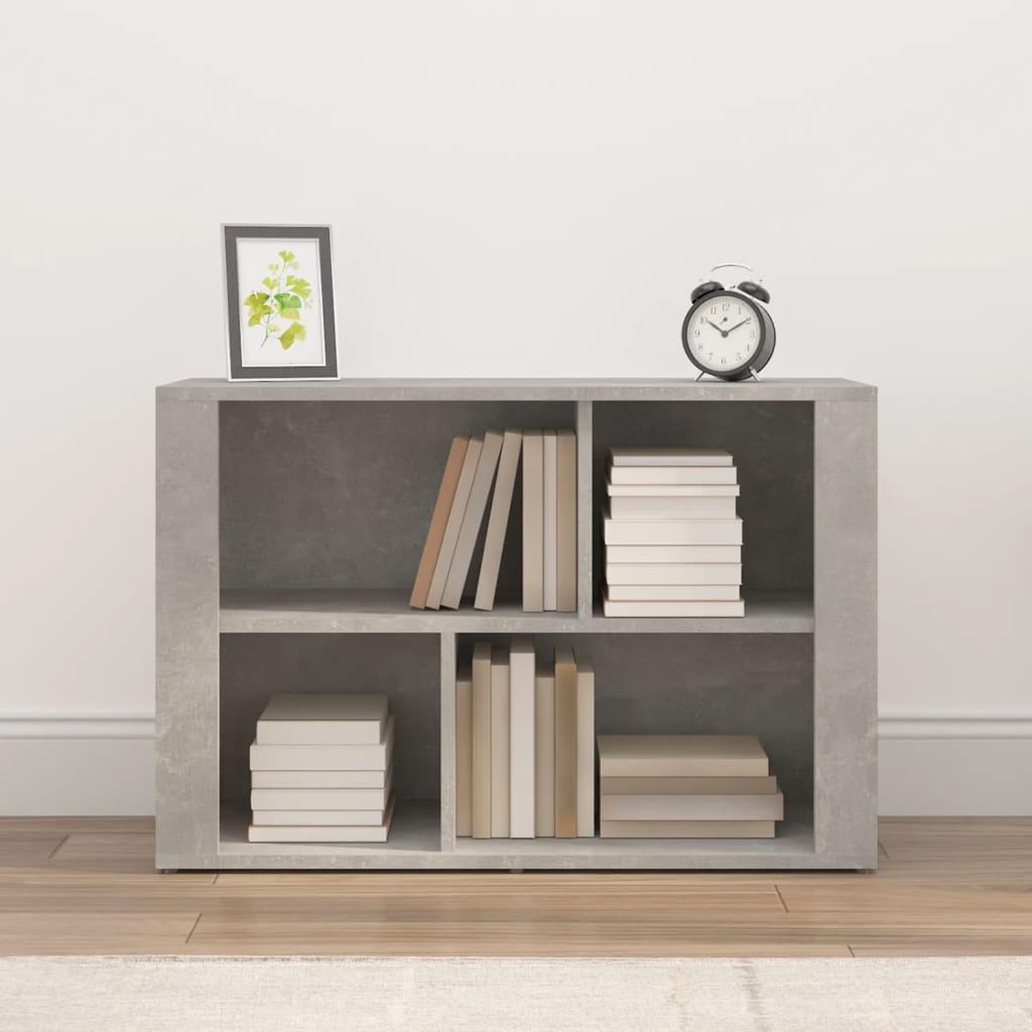 Voir la diapositive 3 : VIDAXL Buffet Gris beton 80x30x54 cm Bois d'ingenierie