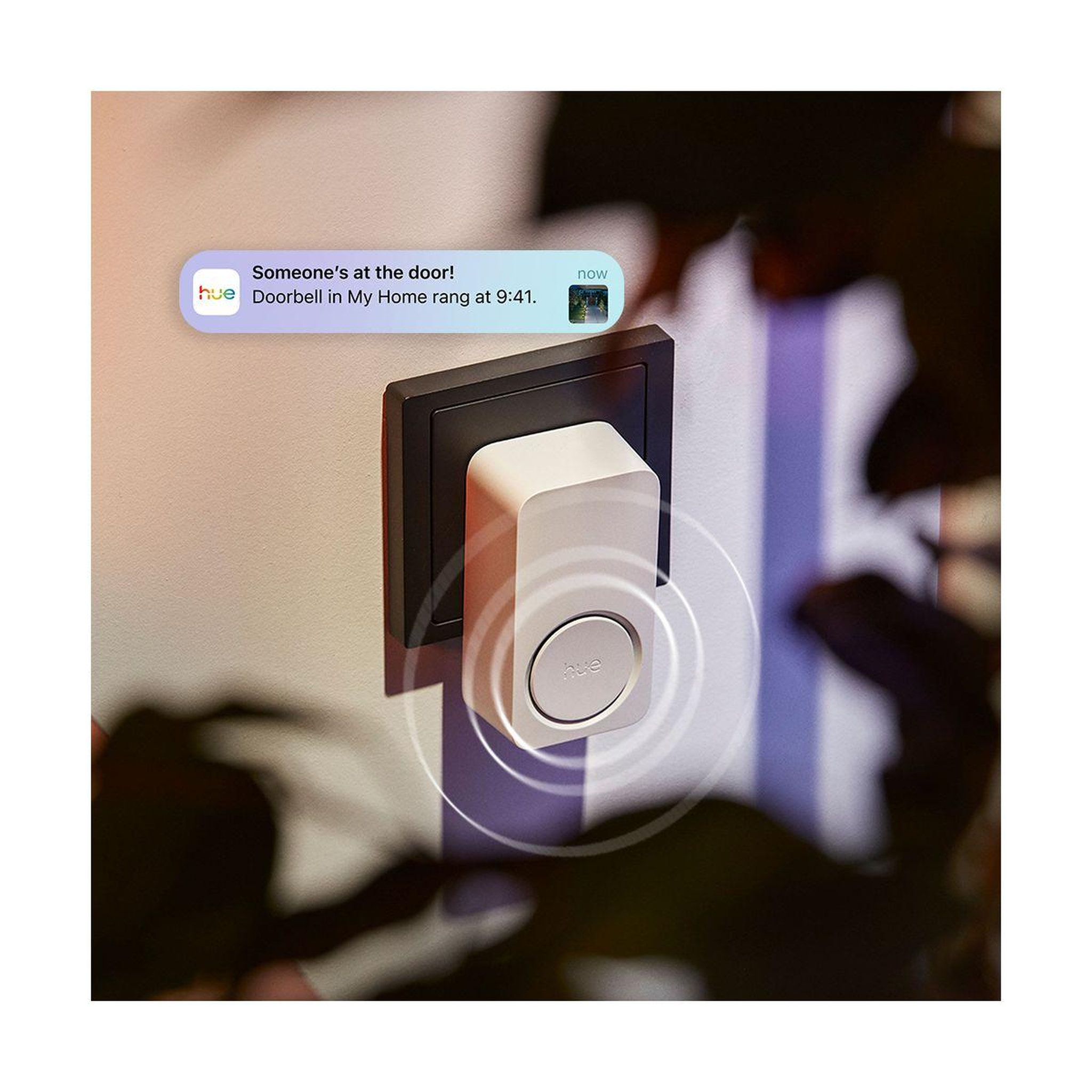 Voir la diapositive 2 : PHILIPS HUE Sonnette vidéo SECURE filaire+carillon