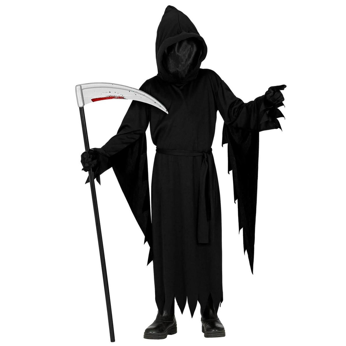 WIDMANN Déguisement du Faucheur - Halloween - Garçon - 5/7 ans (110 à 122 cm)