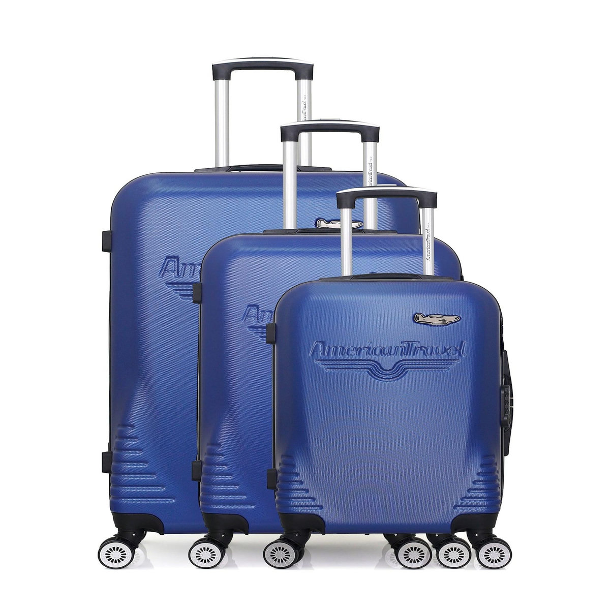 AMERICAN TRAVEL AMERICAN TRAVEL - Set de 3 Valises DC 75 cm 4 Roues